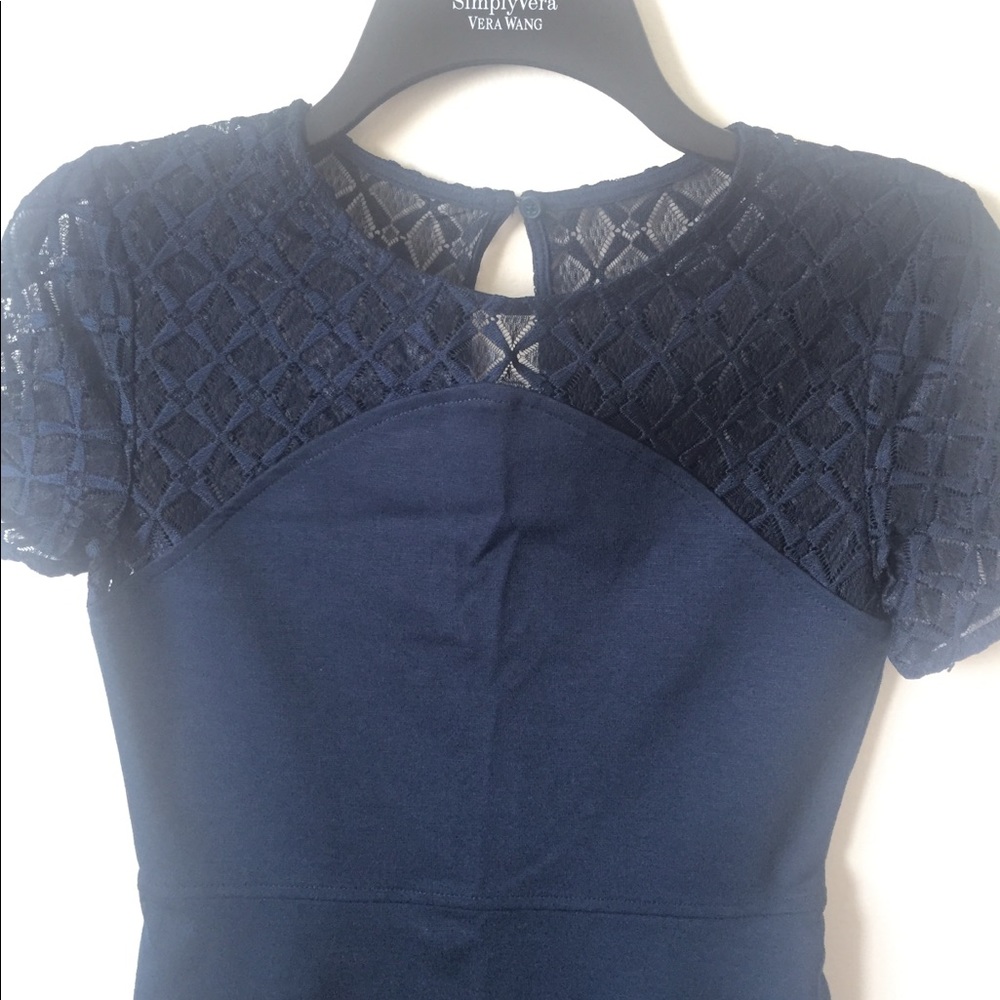 NWT Banana Republic Navy Dress 00P - Picture 5 of 7